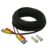 SatelliteSale CCTV Security Camera BNC Cable Siamese Pre-Made 2-in-1 Video and Power Universal Wire PVC Black Cord 20 feet