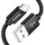 CLEEFUN USB to USB C Fast Charger Cable 1M, 3A Type C Fast Charging Nylon Braided Lead for iPhone 15 16 Plus Pro Max, iPad, Samsung Galaxy, Tablets, Laptops, Wall/Car Chargers etc – 3.3ft/Black