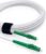 Elfcam® – LCA to LCA Simplex Single-Mode Fibre Optic Cable, 9/125μm LSZH White Optical Patch Cord (0.5M)