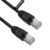 rhinocables CAT6 Ethernet Cable 2m – High Speed Shielded PoE Patch Lead for LAN, Internet, Router & Modem | Full Copper RJ45 Network Wire | Short Armoured Cable for Home & Office (Black, 2m)