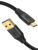 CableCreation Short USB A to USB C Data Cable 0.5m, USB 3.1 Gen2 10Gbps USB A to C Data Transfer Cable 3A Fast Charging, Data for USB C External SSD T7 T5 X8 MacBook Air Pro S22 S21 Android Auto etc