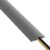D-Line 1.8m Floor Cable Cover, Protect Trailing Cables, Prevent Trips and Falls, Ribbed Non-Slip Base – 17mm (W) x 9mm (H) Cable Cavity – 1.8m Length – Grey