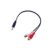 JZK 3.5mm to 2 RCA Audio Cable, Phono RCA Female to 3.5mm Male Stereo Jack Headphone Audio Cable Adapter