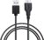 KUYIA Micro USB 3.0 Cable, Super High Speed Data Sync Cord Compatible with Toshiba Canvio WD External Hard Drive Samsung Galaxy S5 Note 3 and More Micro-B port Device- Black (1FT)