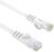Ethernet Cable Cat6 RJ45 1M Gigabit Lan Network Cable Snagless Patch Internet Cable Flat White Cord 250MHz Computer Cable High Speed 3ft
