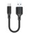 pluX 20cm Micro USB Charging Cable Braided Fast Charger Data Sync Lead for Galaxy, Android