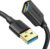 UGREEN USB 3.0 Extension Cable A Male to A Female USB Extension Cable, USB Extender Lead with Gold Plated Contacts for Oculus Rift, PS VR, HTC Vive, Card Reader, Keyboard, Printer, Scanner, Camera, 2M