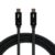 Thunderbolt 4 Cable 240W USB C to USB C 40Gbps 1.5m Compatible Thunderbolt 4/3, Fast Charging and Data Transfer Cord with 8K/60Hz Video, Compatible with iPhone 16/15, for MacBook Dell iPad Surface