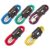 VisioSound 5 x Guitar Lead 6.35mm Mono Jack to Jack/Instrument Cable / 6 Colours / 5 Pack 6m Multi-Coloured