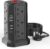 Tower Extension Lead with USB Slots 3M and 20W USB C Fast Charger, (13A 3250W) 5 USB Ports and 12 Way Extension Tower, Surge Protection Extension Lead with Switch, Extension Cable for Home, Office