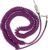 Fender Hendrix Voodoo Child Coil Instrument Cable, 95% Copper Coverage Shield for Less Noise Interference, Straight,Angle, 30′, Purple
