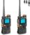 UVK6 two-way radio(2 pcs), Dual Band Walkie Talkie with One Key Pairing, 999 Channels, Voice Noise Reduction, High Power 2600mAh Rechargeable Radios for Outdoor Adventures, Camping