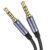 MOSWAG 3.28FT/1Meter 3.5mm Audio Cable TRRS Male to Male Audio Cable 4 Pole Stereo Aux Cable Auxiliary Cable Aux Cord for Headphones,PS4,Smartphone,Tablets,Headset,PC,Laptop and More