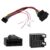 16 Pin Standard ISO Wiring Harness Cable Adapter for Android 16pin Radio Wiring Harness Car Stereo Radio Car Audio Connector Plug with Steering Wheel Control Lines and Reverse Control Line