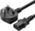 3 Pin Power Cable – Kettle Lead Power Lead for PC, Monitor, TV, and Laptop – Durable IEC Cable Compatible with Samsung TV, Printer, Desktop, and Computer (1.8M)