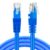 TNP Cat 5e Ethernet Cable 100ft, Cat 5 Internet Patch Cable Cat5e Cable RJ45 Connector LAN Network Cable Cat5 Wire Patch Cord Snagless Computer Ether Wire (100 Foot Blue)