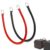 5AWG Battery Cable 12V: 2PCS 50CM Car Battery Leads, 16mm² Pure Copper M8 Red and Black Inverter Cable for Truck, Motorcycle, Solar, RV, Marine