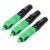 sourcing map SC/APC Fiber Optic Quick Connector, Single Mode Embedded SC Fiber Optic Fast Connectors Adapter for CATV Network, Pack of 3