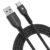 TECHGEAR USB C to USB A 2M Long STRONG Durable Braided USB C Charging Data Cable Type C Compatible with Samsung, Honor, Apple iPad Pro 11/12.9/13, Air 11/13, iPad 10th/11th Generation, Mini 6/7, Black