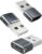 USB C to USB Adaptor, USB to USB C Adapter 3Pack, Type C Female to A Male Charger Cable Converter Compatible with Mbook, Notebook, Tablet, Smartphone, Airpods,Galaxy S23 S24 A34, iPad 10 Air 4 5