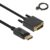 DisplayPort to DVI Cable 6 Feet, High-Definition 1080p, Gold-Plated Displayport Cable Male to Male DisplayPort to DVI Adapter Cord Cable for PC, Laptop, Monitor, Projector