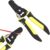 Wire Stripper, 1 Pcs 10-22 Awg Multi Gauge Wire Strippers Electrical, 7 Inch Cable Stripper Tool with Safety Lock, Suitable for Household Repairs, Electricians and DIY Enthusiasts(Yellow)