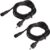 ECOWHO Extension Cable, 2 Pack Extension Lead Waterproof Cord Anti-Corrosion Wiring for Garden Lights Path Lighting LED Landscape Spotlights (2m)