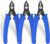 VCELINK Side Cutters Wire Cutters Precision Flush Cutters Small Cable Snips Diagonal Pliers Ideal for Electronic Industry Repair, Jewelry Processing, DIY Model Making 129mm Blue