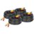 4 Pack 20M / 65 feet BNC Video Power Cable 2-in-1 Pre-made Black Security Camera CCTV Cable for HD Surveillance Camera and DVR System Installation