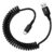 Coiled Cable USB C,USB A to USB C Phone Charger Cable Fast Charging,Android Car Type C Spring Data Lead for Samsung Galaxy S25 S24 S23 S22 S21 S20 A55 A54 A35 A15 A16,iPhone 17 16 15 Pro,Google Pixel
