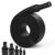 Lsnisni 2m Heat Shrink Tubing 3:1 Ø7.9/15.4/19.1/30/40mm, Heat Shrink Tube with Adhesive, Marine Grade Waterproof, Heat-Shrink Tube Black (Ø30mm 2m)