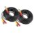 2 Pack 5M / 16 feet BNC Video Power Cable 2-in-1 Pre-made Black Security Camera CCTV Cable for HD Surveillance Camera and DVR System Installation