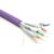 kenable Cat6A S/FTP Pure Solid COPPER 23AWG Low Smoke LSZH 10 Gigabit Network Cable Reel 50m Purple for Indoor Use