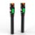 2PCS 30KM Visual Fault Locator for Fiber Optic Cables, VFL Supports FC/ST/SC Interfaces, Long-Range Fault Finder, Fiber Light Pen Tester, High-Precision OTDR Mapping Tool for FTTH, Telecom, Datacom