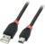 LINDY 2m USB 2.0 Cable, Type A to mini B, Black