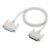 sourcing map DB25 25-Pin Parallel Port Printer Cable, 4.6ft(1.4m) DB25 Male to Female 25 Pin Converter with Nickel-Plated Connectors for Scanners Printers Beige