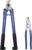 Okllen 10 inch &14 inch Cable Cutter Sets, Stainless Steel Wire Rope Cutter with Blue Ergonomic Nonslip Handles, Heavy Duty Wire Cutters for Aluminum Copper Wire Communications Cable
