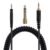 ATH-M40X M50X M70X Replacement Audio Cable, Compatible with Audio Technica Headphones, 3.5mm (6.35mm) to 2.5mm Male Stereo Jack Cord, coiled cable, 4.6 Ft (1.4 meters), Black