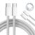 USB C to USB C Charger Cable, 2 Pack 2M, 60W(3A) Fast Charge Nylon Braided Type C to C Cable, Durable USB-C Charging Lead for iPhone 16 15 Pro Max Plus MacBook Air iPad Pro Samsung Galaxy S24 S25 S23