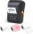 SUPVAN T50M Pro Bluetooth Label Maker Machine with 3 Tapes, Wide Waterproof Label, Versatile App with 40 Fonts and 450+ Icons, Inkless Labeler for Home, Kitchen, School, Office Organization, Black