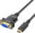 USB-C to Serial Adapter, 6FT RS232 DB9 Female Converter Cable, FTDI Chip, Compatible with Windows, Mac, Linux, Type C Device, Industrial Applications, Data Communication