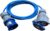 32A Plug to 32A Socket Extension Cable, Generator, Power Distribution Units 240V 1M to 25M Lengths (1M)