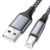 RAVIAD USB Printer Cable 2M/6.6FT USB 2.0 Type A Male to B Male Nylon Braided Scanner Cord Printer Cord Compatible with Printers like HP, Brother, Lexmark, Dell, Envy and all other USBA/B devices