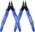 2pcs Drehmaschinen Electrical Coil Cable Side Cutters Tool, Precision Flush Cutters Cutting Pliers for DIY Coil Jewelry Plier Wire