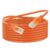 Ultra Flexible Cat 6 Ethernet Cable 8M, Soft 10Gbps Cat 6a Rj45 Network Cable, Gigabit LAN Cord for Mac, PC, Router, Laptop (Orange)
