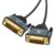 DVI to DVI Cable 1M, Gold-Plated & Braided Male DVI-D 24+1 to DVI Cable Support High Resolution 2560×1600 1080P for Gaming, DVD, Laptop, PC, Display