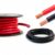 Hi-Flex Battery Cable 16mm² – 95mm² Black & Red PVC Heavy Duty Flexible Copper Welding Wire Starter Inverter Cable (35mm, 240 Amps, Red, 1 Metre)