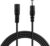CCTV 2.1 x 5.5mm DC 12V Power Extension Cable Black 3M/5M/10M Male to Female, Power Supply Adapter Extender Cord for CCTV Security Cameras, DVRs, LED Strips, Routers. (1 Meter)
