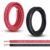 6 Gauge Battery Cable, 3 Meters Red + 3 Meters Black 6 AWG Pure Copper Wire Welding Cable, Flexible EPDM Insulation Jacket, for Automotive, Battery, Solar, Marine and Generator