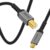 USB B to USB C Printer Cable 2M USB Type B 2.0 Data Lead Scanner Cable USB Type C Printer Cable Braided Nylon Compatible with HP Canon Epson Lexmark MacBook Pro/Air iMac XPS ASUS Laptops etc